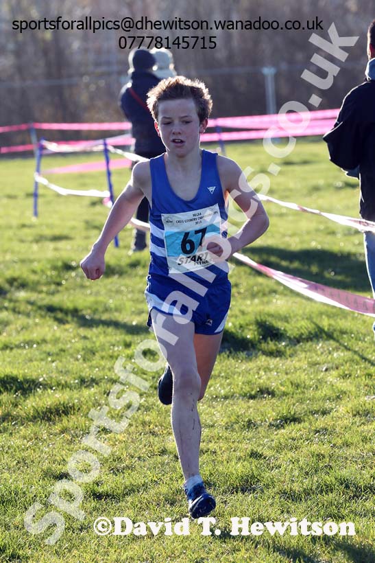 Boys under-13s North Eastern Cross Country Chanpionships. Photo: David T. Hewitson/Sports for All Pics